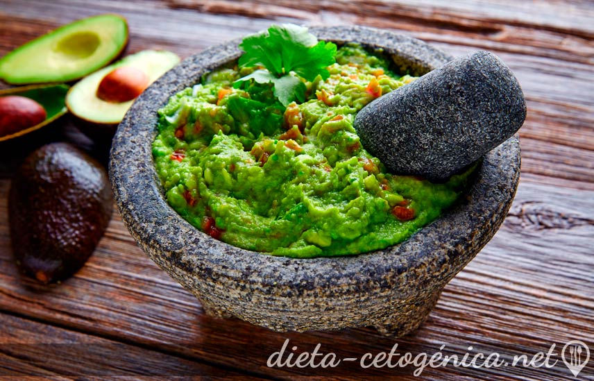 Receta guacamole keto